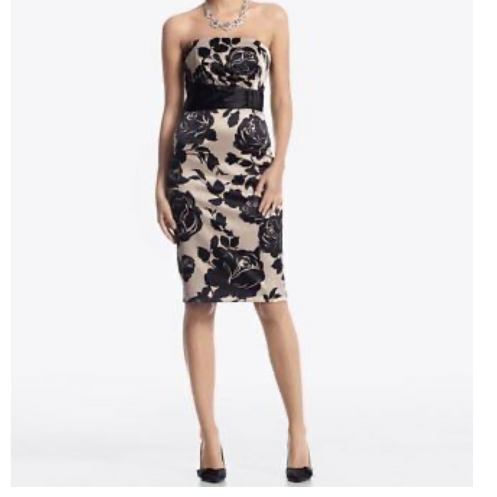 White House Black Market Strapless Dress